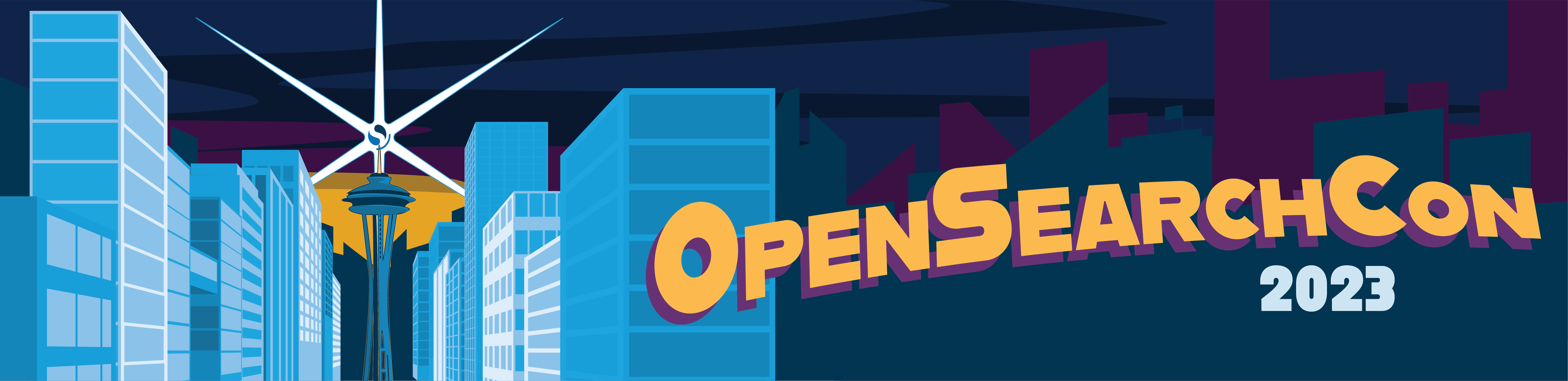 Register for OpenSearchCon 2023 hero banner image.